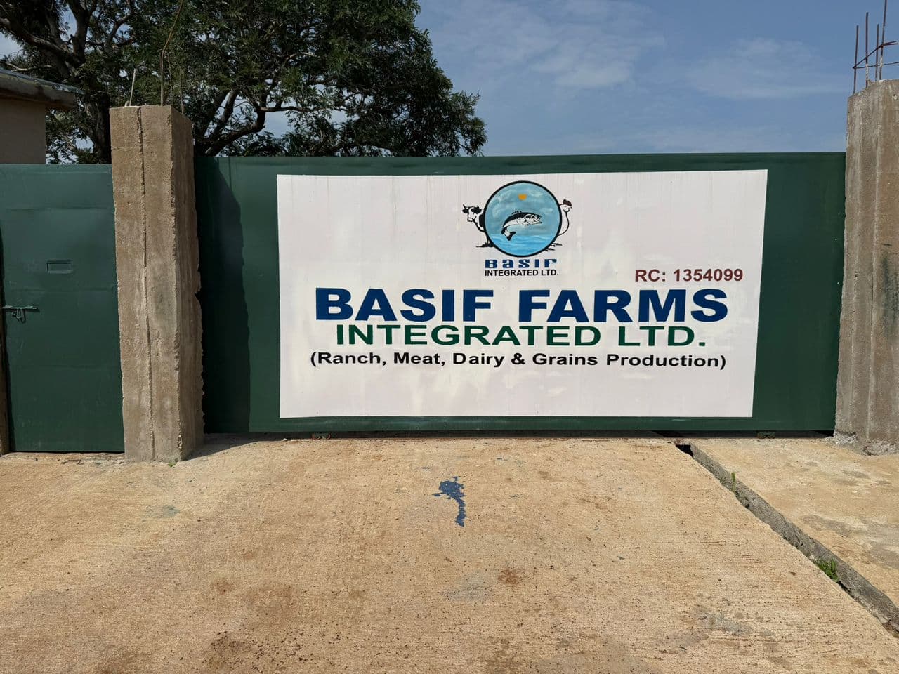 Basif Intergrated Farms Entrance